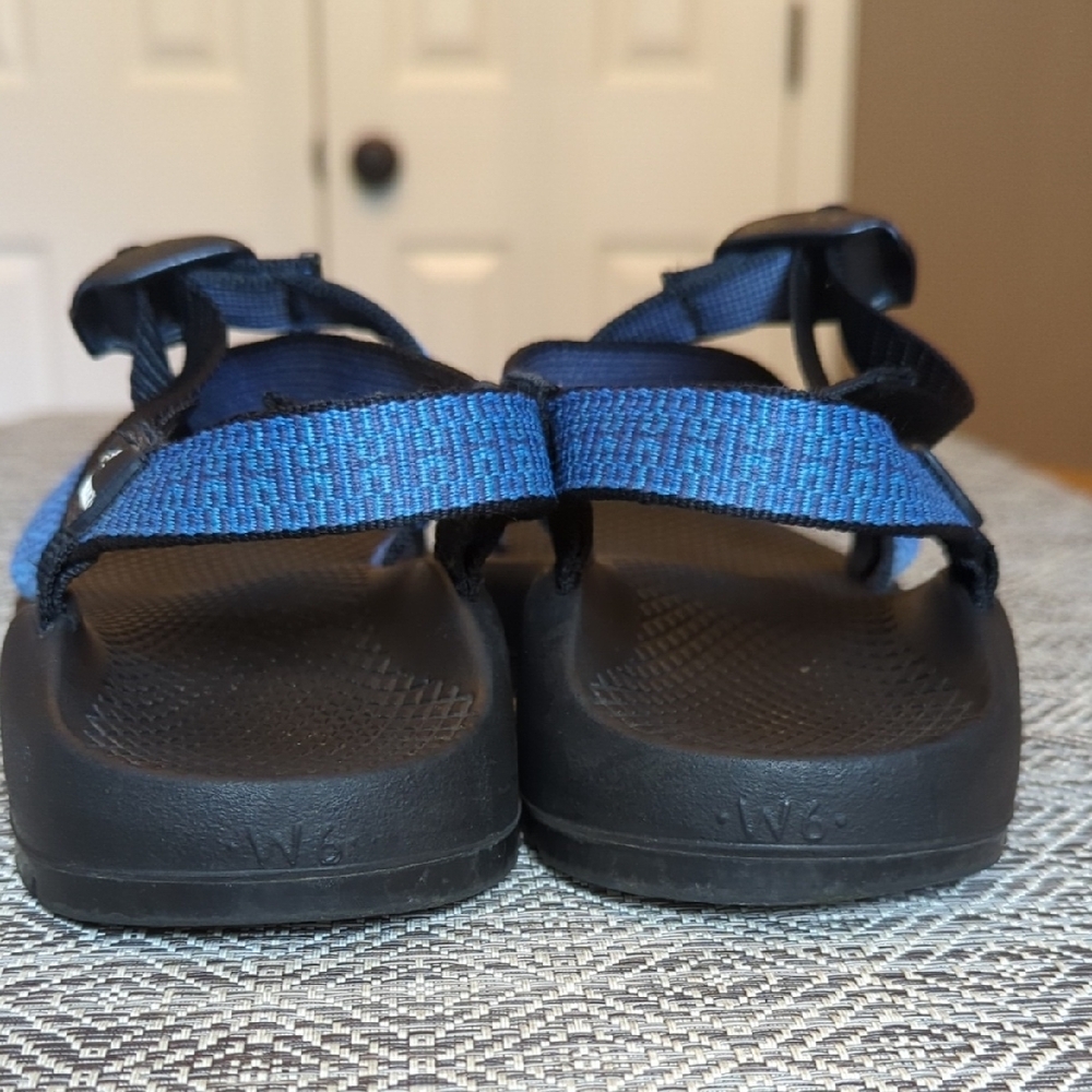 Women's Z/1 Chaco Black and Blue Sport Hiking Sandals - Picture 5 of 5
